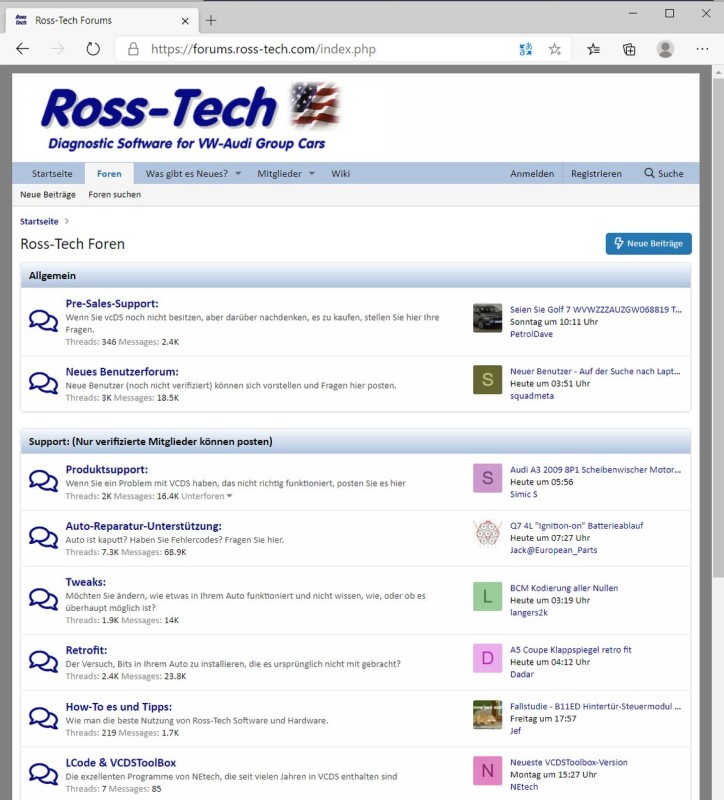 Ross-Tech Forum